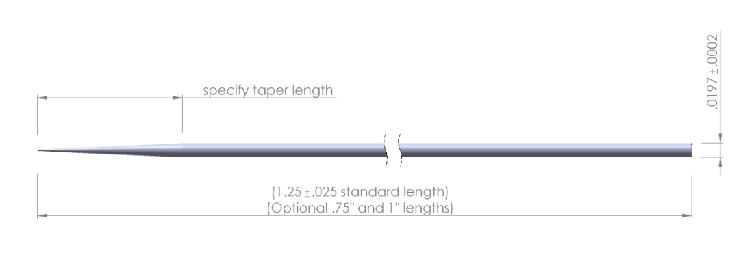 72T probe - straight